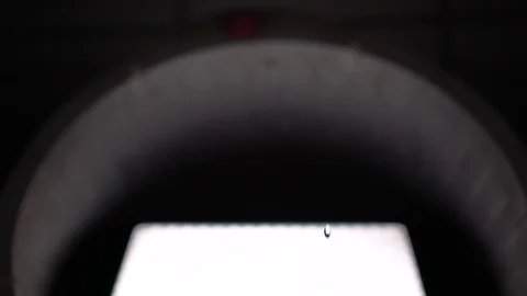 Faucet with water, close up. Stock Footage 100917287