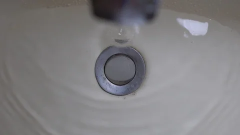 Faucet with water, close up. Stock Footage 105893116
