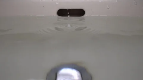 Faucet with water, close up. Stock Footage 105893564