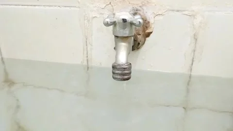 Faucet water dripping Stock Footage 220257105