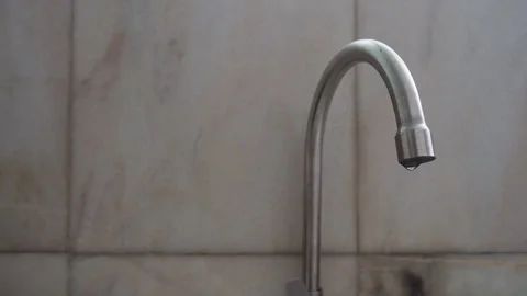 Faucet water drips Stock Footage 301754951