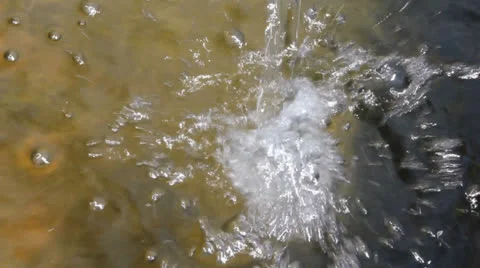 Faucet water flow stream consumption 7123 Stock Footage 26616528