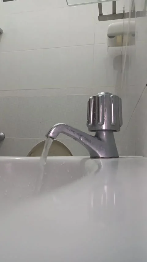Faucet water Stock Footage 238582765
