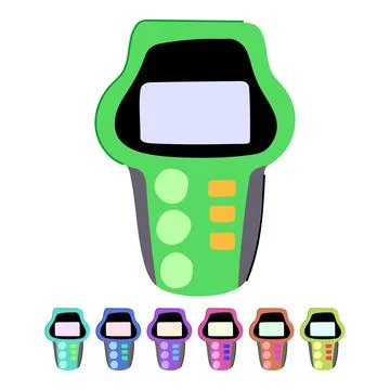 Fault car diagnostic scanner vector cartoon graphic 스톡 일러스트