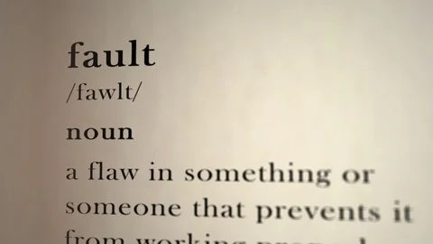 Fault Definition Stock Footage 91070433