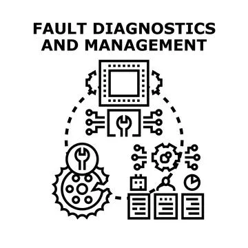 Fault diagnostics and management system concept 库存插图