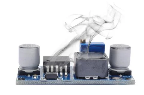Faulty power conditioner Stock Photos
