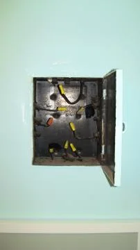 Faulty Wiring Stockfoto's