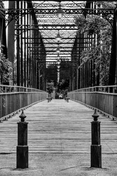 Faust street bridge Foto stock