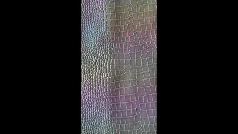 Faux crocodile leather.vertical video Stock Footage 324757360
