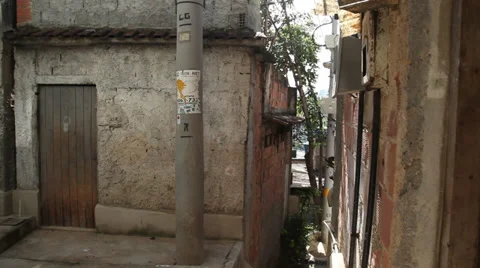 Favela Babilonia Rio de Janeiro Stock Footage 37637262