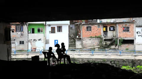Favela Family Video stock 38331875