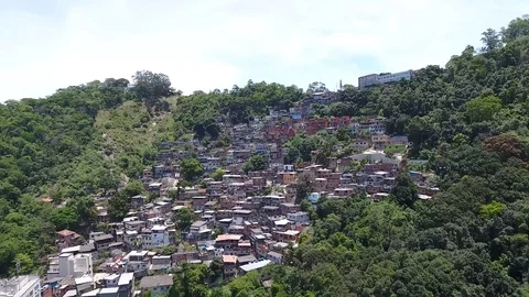 Favela in Rio de Janeiro Video stock 81134090