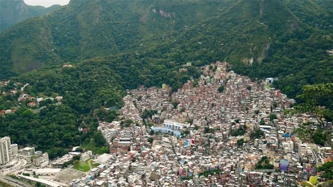 Favela Rocinha Brazil 03 Stock Footage