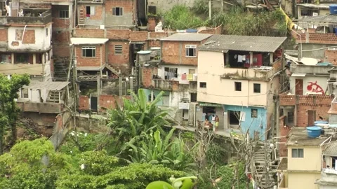 Favelas in Buenos Aires Stock Footage 160280705