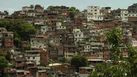Favelas in Buenos Aires Stockbeeldmateriaal 160280744
