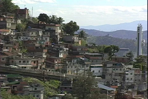 Favelas-zoom Stock Footage 817513