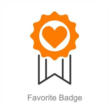 Favorite Badge Stock Illustration