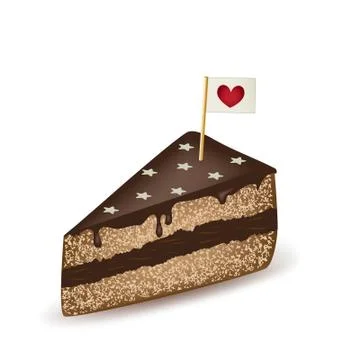 Favorite Cake Stock Illustration