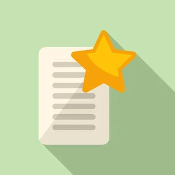 Favorite data icon flat vector. Time interface Stock Illustration