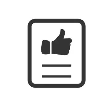 Favorite Document Icon Stock Illustration