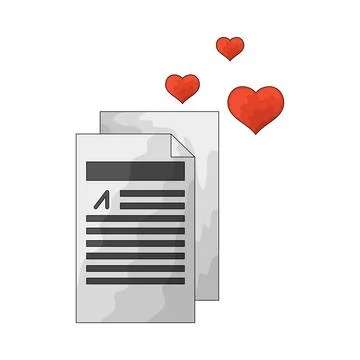Favorite File illustration Illustrazione stock