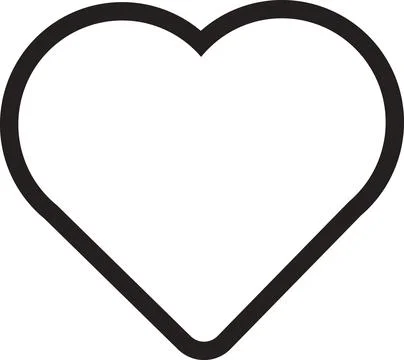 Like favorite heart icon Stock Illustration