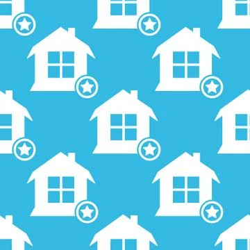 Favorite house pattern Stock Illustration