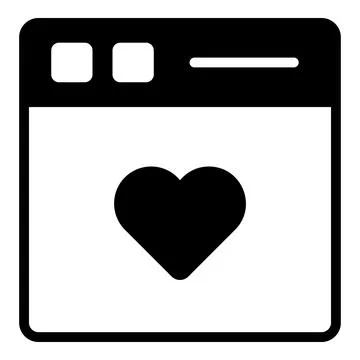 Favorite Icon. User interface Vector Illustration, As a Simple Vector Sign .. Stock Illustration