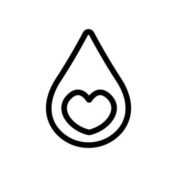 Favorite liquid icon vector. Isolated contour symbol illustration 스톡 일러스트