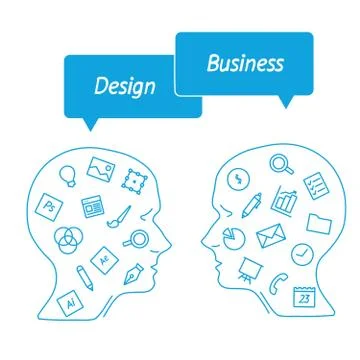 Favorite of software programmers in the form icons Stock-Illustration