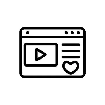 Favorite video game folder icon vector outline illustration 스톡 일러스트
