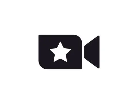 Favorite Video vector icon Stock Illustration