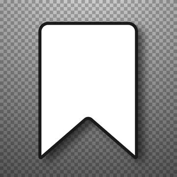 The favorites icon on a transparent background. Linear icon with editable stroke Illustrazione stock
