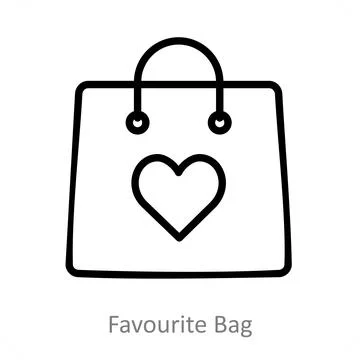 Favourite Bag Stock Illustration