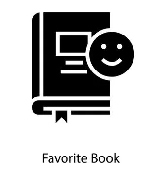 Favourite Book Vector Stock Illustration