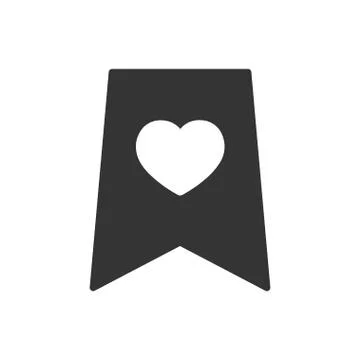 Favourite Bookmark Icon Stock Illustration