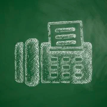 Fax icon 스톡 일러스트