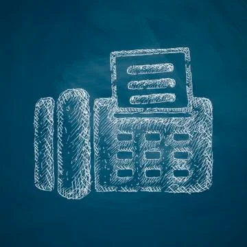 Fax icon Stock Illustration