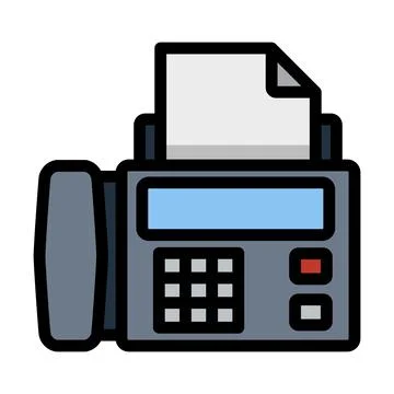 Fax Icon Stock Illustration