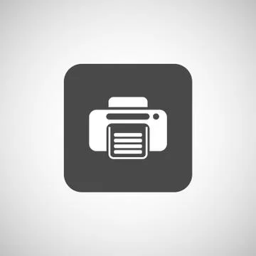 Fax icon vector design printer document print Stock Illustration