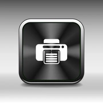 Fax icon vector design printer document print Stock Illustration
