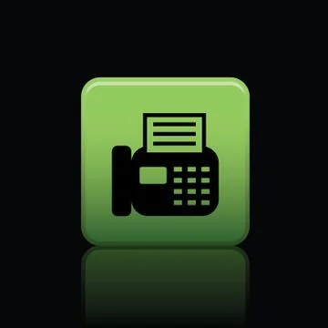 Fax icon web Stock Illustration