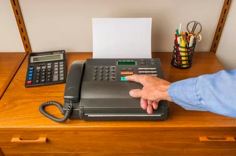 Fax machine Stock Photos