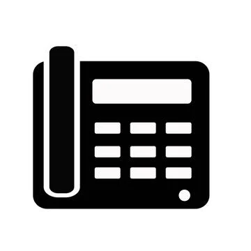 Fax vector glyph flat icon. High quality black style vector icons Stock Illustration