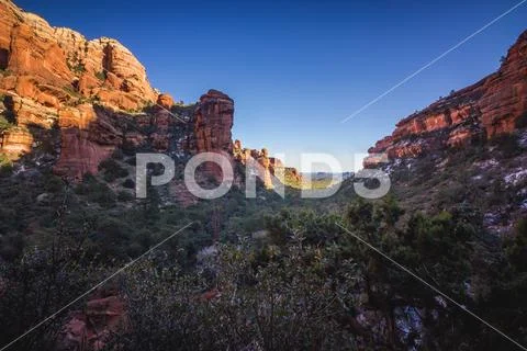 Fay Canyon Vista Stock Photos