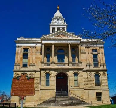 Fayette county courthouse Foto stock