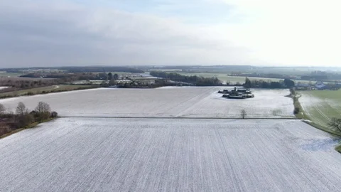 FB - Snow field 1 4K Video stock 102290582