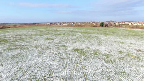 FB - Snow field 2 4K Video stock 102290689