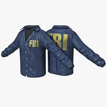 FBI Agent Shirt 3D Model